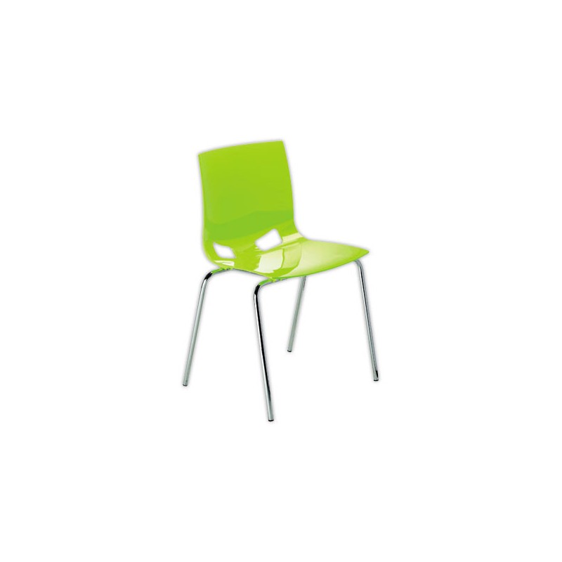 Chaise coque design Fondo vert  - Fiducial
