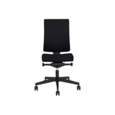 Siège Navigo tissu mécanisme synchronedécalé - noir coque noire  - Fiducial