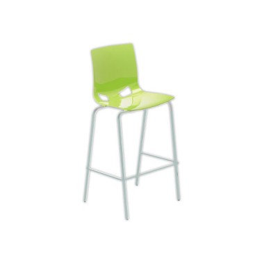Tabouret haut FONDO HOCKER polypropylène vert  - Fiducial