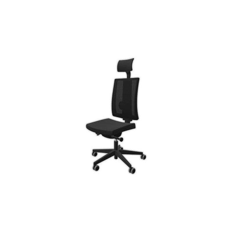 Siège NAVIGO synchrone ergo tissu noirtêtière 2D  - Fiducial
