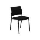 Chaise Réunion Intrata noire  - Fiducial