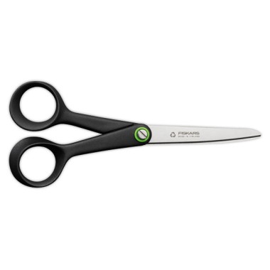 Ciseaux FISKARS ambidextres 17 cm recyclés / recyclables 100%  - Fiducial