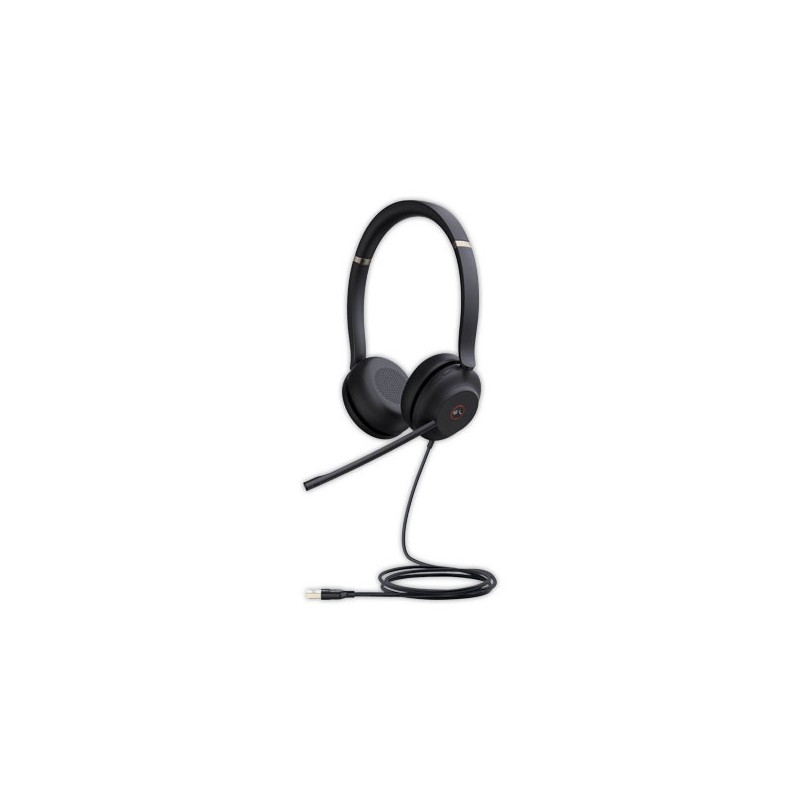 Casque Filaire YEALINK UH37 Teams noir2 écouteurs  - Fiducial