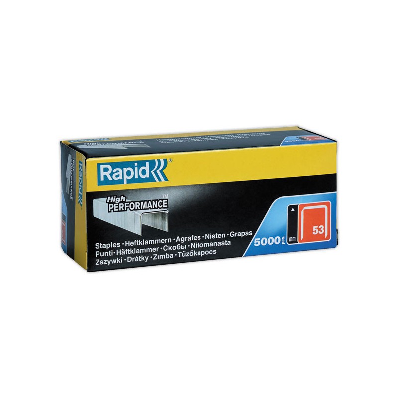 Agrafes RAPID 53/8  x5000 - Fiducial