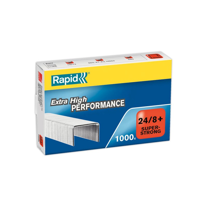 Agrafes Rapid 24/8+ Super Strong  x1000 - Fiducial
