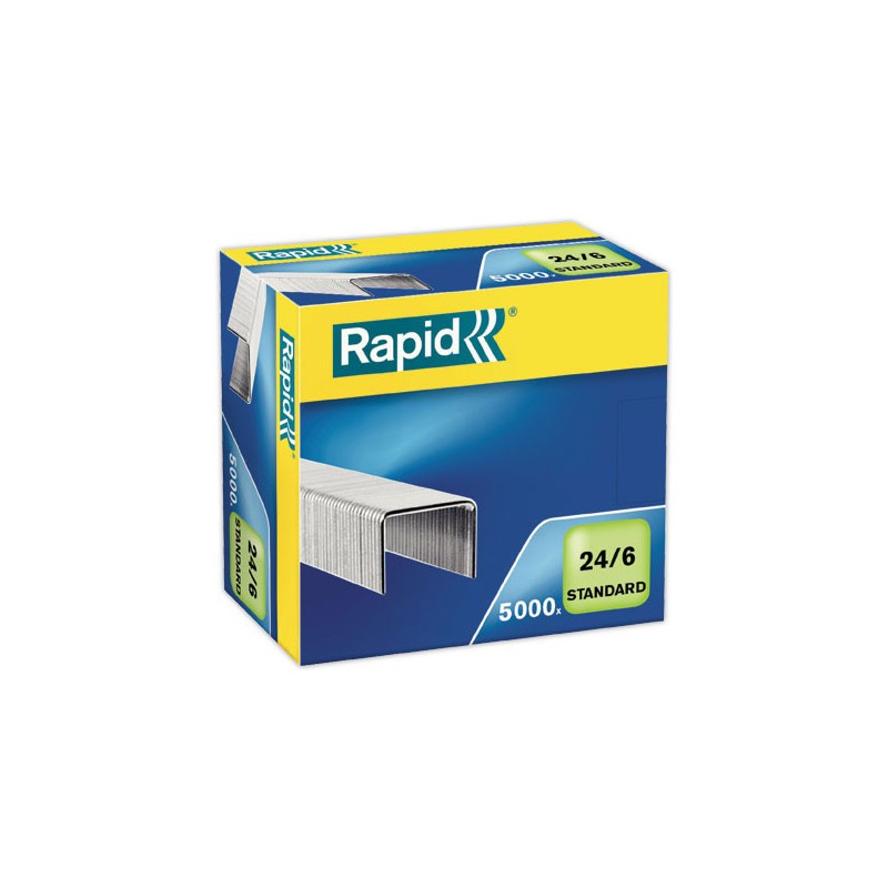 Agrafes Rapid Standard 24/6. Boîte de 5000  - Fiducial
