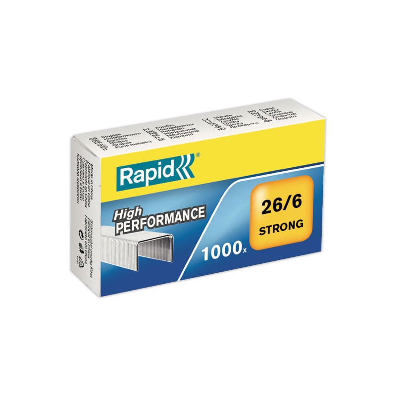 Agrafes 26/6 Strong  x1000 - Fiducial