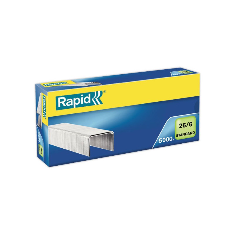 Agrafes Rapid Standard 26/6. Boîte de 5000  - Fiducial