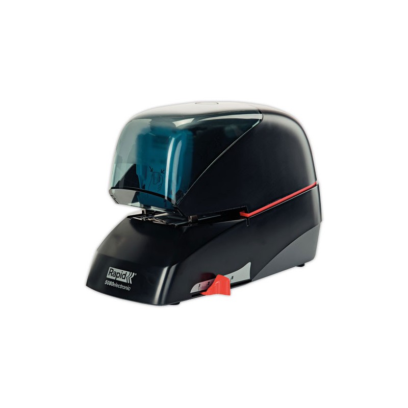 Agrafeuse électrique Rapid Suprême R5080 - 17,6X20,9X41,7 cm - Noir  - Fiducial