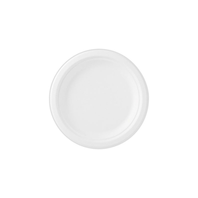Assiettes biodégradables Diamètre  17 cm  x50 - Fiducial