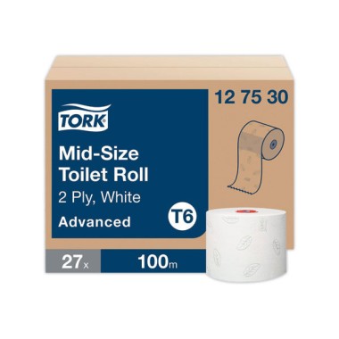rouleaux de papier toilette rouleau Mid-size Advanced  x27 - Fiducial