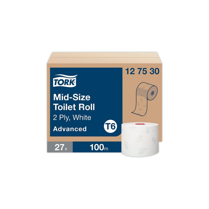 rouleaux de papier toilette rouleau Mid-size Advanced  x27 - Fiducial