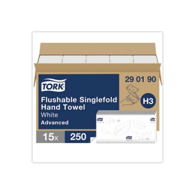 Essuie-mains pliés en V TORK H3  x15 - Fiducial