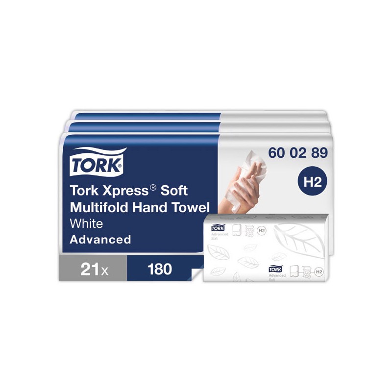 Essuie-mains Tork Xpress doux H2  x7 - Fiducial