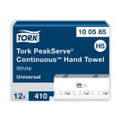 Paquets d'essuie-mains continus Tork PeakServe H5 1 pli  x12 - Fiducial