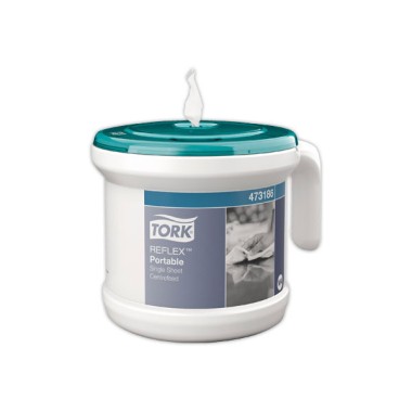 Distributeur Portable Tork Reflex avecsystème de dévidage central  - Fiducial