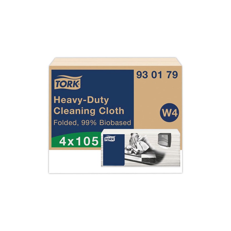 Chiffons de nettoyage ultra résistant TORK 99% biosourcé  - Fiducial