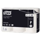 Rouleaux de 200 feuilles de papier toilette TORK recyclé  x48 - Fiducial