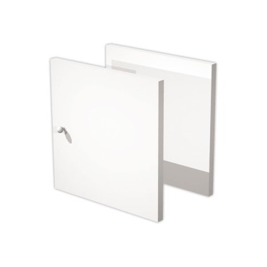 Portes blanc pour les rangements à cases MAXICOLOR montées  x2 - Fiducial