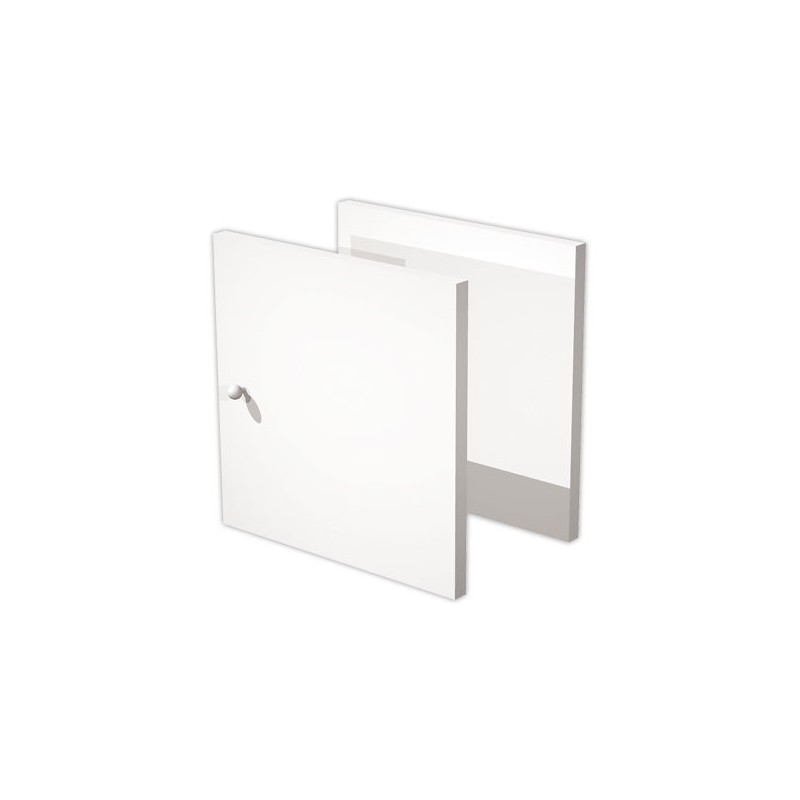 Portes blanc pour les rangements à cases MAXICOLOR montées  x2 - Fiducial