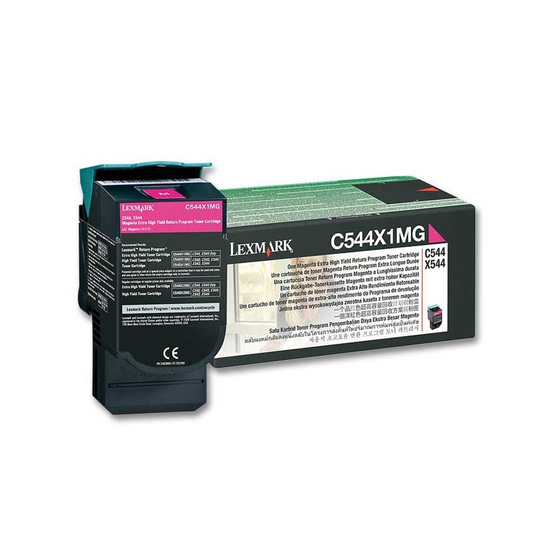 Toner LEXMARK magenta C544X1MG  - Fiducial