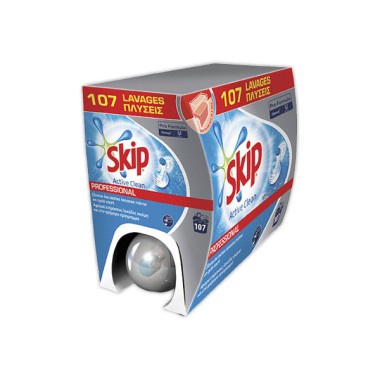 7,5 litres lessive SKIP PRO ACTIVE CLEAN avec doseur  - Fiducial