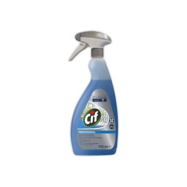 Vaporisateur 750 ml CIF Nettoyant vitres et surfaces pro  - Fiducial