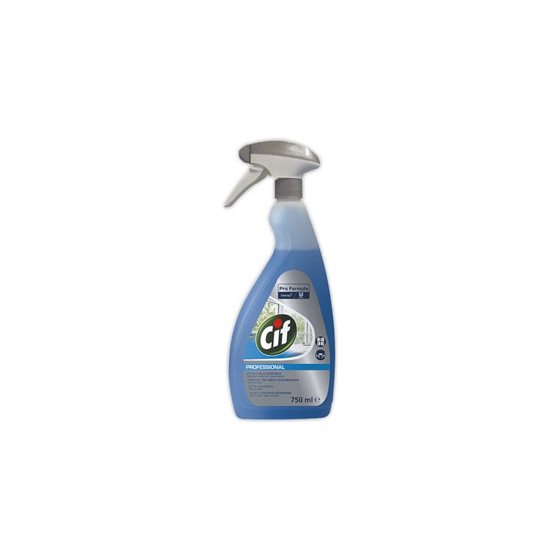 Vaporisateur 750 ml CIF Nettoyant vitres et surfaces pro  - Fiducial