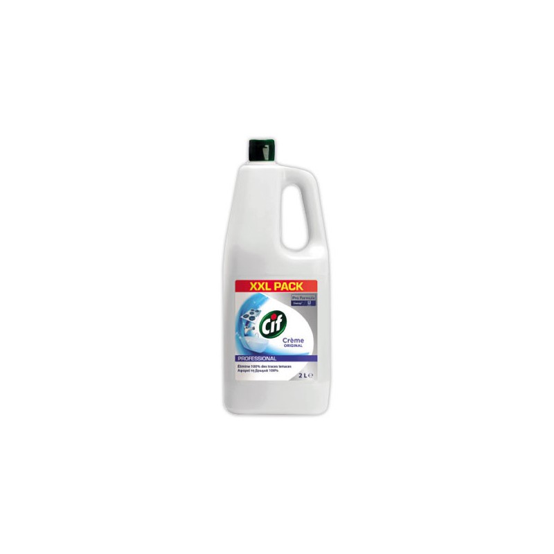 Flacon 2 litres Cif original crème pro  - Fiducial