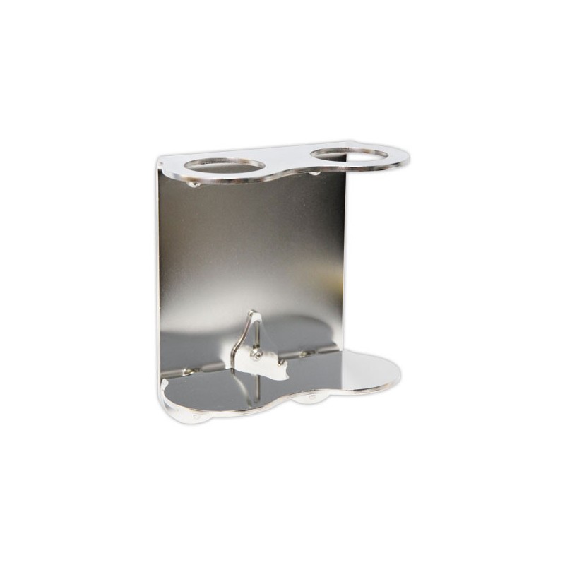 Support mural double pour flacons  - Fiducial