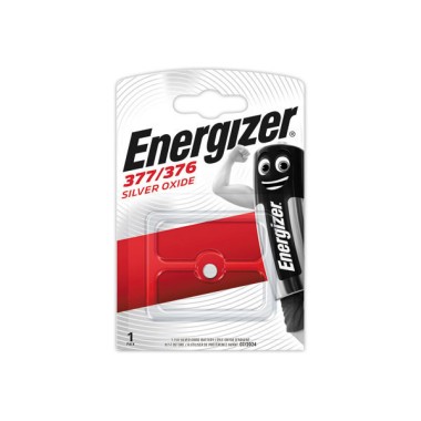 Pile oxyde d'argent ENERGIZER 377/376 (1,55V)  - Fiducial