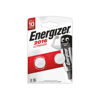 Piles lithium ENERGIZER CR2016 (3V)  x2 - Fiducial