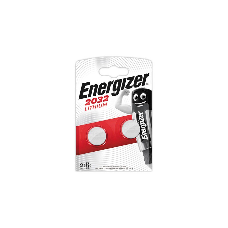 Piles lithium ENERGIZER CR2032 (3V)  x2 - Fiducial