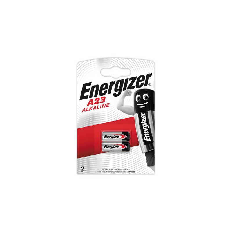 Piles alcalines ENERGIZER A23 (12V)  x2 - Fiducial