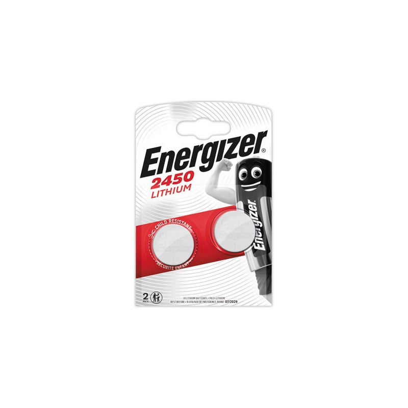 Piles lithium ENERGIZER CR2450 (3V)  x2 - Fiducial
