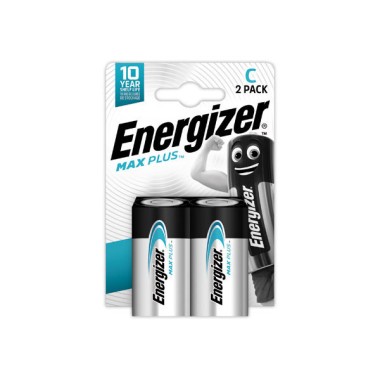 Piles alcalines ENERGIZER Max Plus LR14 (C)  x2 - Fiducial