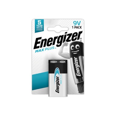 Pile alcaline ENERGIZER Max Plus 6LR61(9V)  - Fiducial