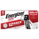 piles bouton au lithium Energizer 2016  x12 - Fiducial
