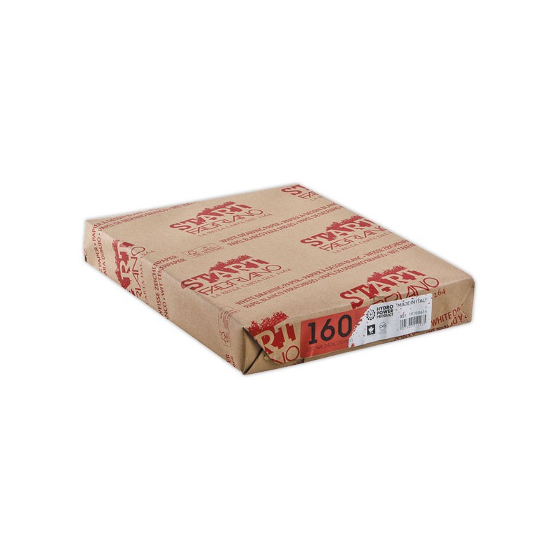 Feuilles de papier dessin blanc format24 X 32 cm - 160 g  x200 - Fiducial