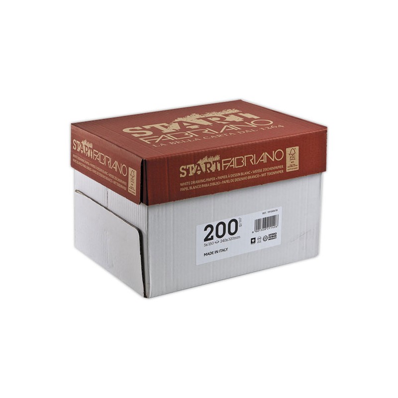 Feuilles de papier dessin format A4 200g  x150 - Fiducial
