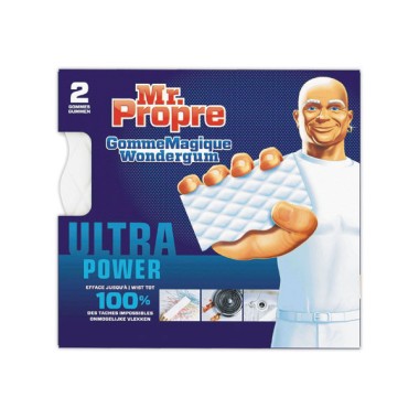 Gommes magiques Ultra Power Mr Propre  x2 - Fiducial