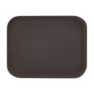 Plateau de service rectangulaire empilable marron 35X25  - Fiducial