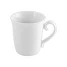 Mugs coniques de 31 cl en porcelaine blanc  x6 - Fiducial