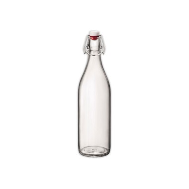 Bouteilles 1L en verre avec bouchon  - Fiducial