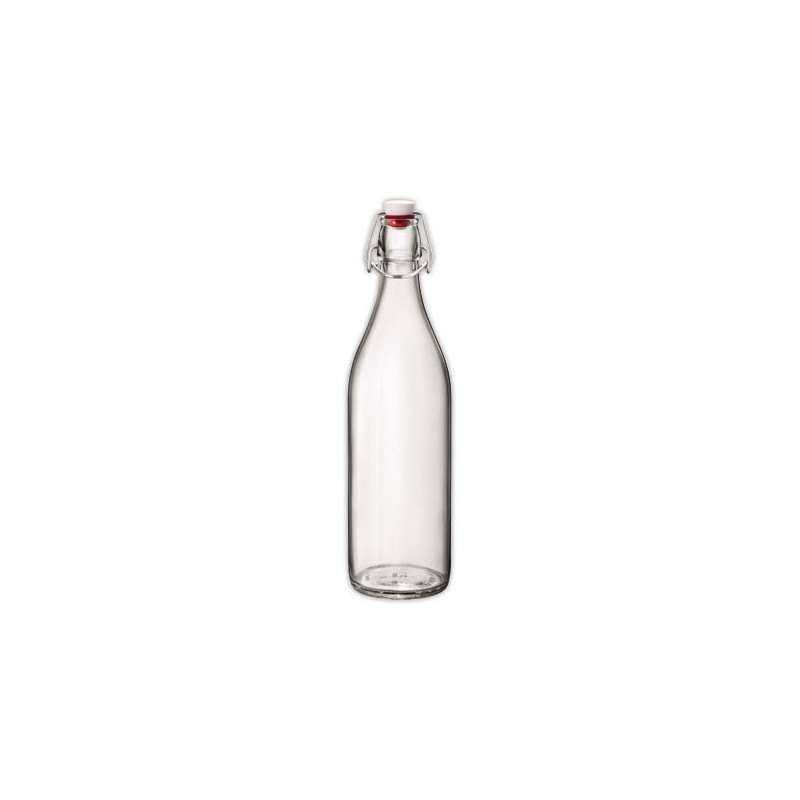 Bouteilles 1L en verre avec bouchon  - Fiducial