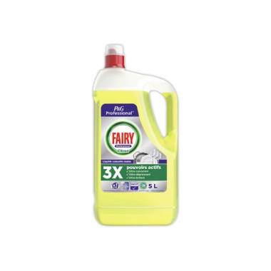 Liquide vaisselle FAIRY 5 litres. Parfum citron.  - Fiducial