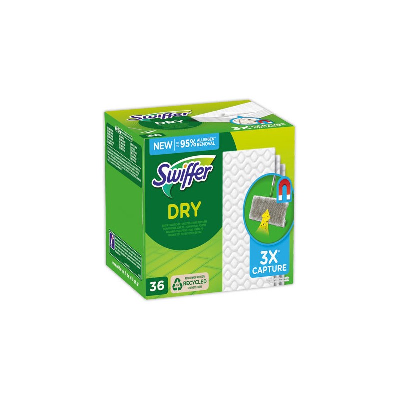 Lingettes balai Swiffer x36  - Fiducial