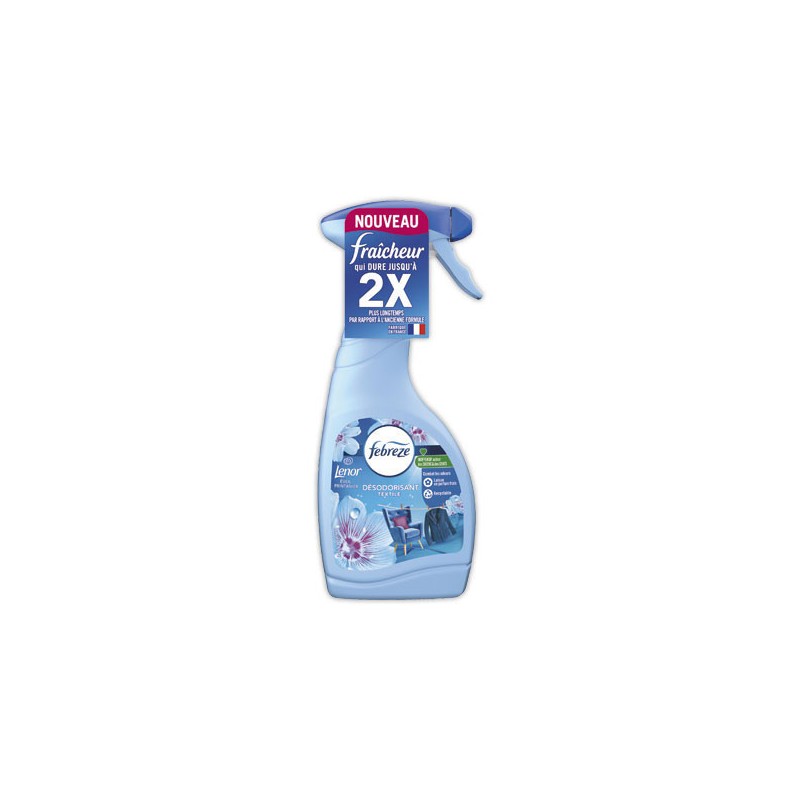 Vaporisateur FEBREZE 500 ml destructeur d'odeur sur les textiles  - Fiducial