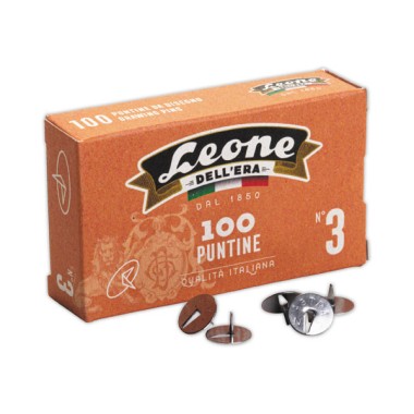 Punaises acier 11,5 mm N3 - inox  x100 - Fiducial