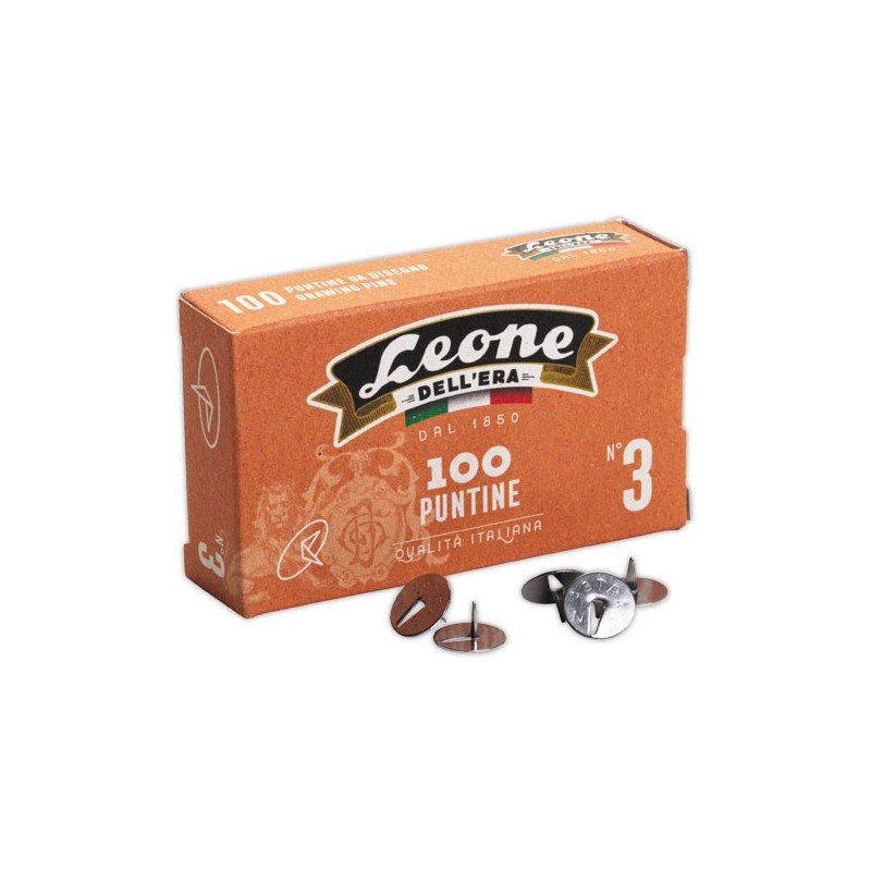 Punaises acier 11,5 mm N3 - inox  x100 - Fiducial